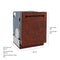 24 In. Monument Series 3rd Rack Top Touch Control Dishwasher With Hand-hammered Copper Panel, 45dba