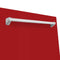 24 In. Monument Series 3rd Rack Top Touch Control Dishwasher With Red Gloss Panel, 45dba