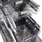 24 In. Monument Series 3rd Rack Top Touch Control Dishwasher With Red Gloss Panel, 45dba