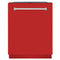 24 In. Monument Series 3rd Rack Top Touch Control Dishwasher With Red Matte Panel, 45dba