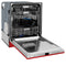 24 In. Monument Series 3rd Rack Top Touch Control Dishwasher With Red Matte Panel, 45dba