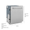 24 In. Monument Series 3rd Rack Top Touch Control Dishwasher With Satin Stainless Steel Panel And Stainless Steel Tub, 45dba