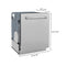 24 In. Monument Series 3rd Rack Top Touch Control Dishwasher With Satin Stainless Steel Panel And Stainless Steel Tub, 45dba