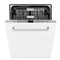 24 In. Monument Series 3rd Rack Top Touch Control Dishwasher With White Matte Panel, 45dba