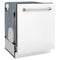 24 In. Monument Series 3rd Rack Top Touch Control Dishwasher With White Matte Panel, 45dba