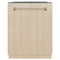 Autograph Edition 24 In. Monument Series 3rd Rack Top Touch Control Tall Tub Dishwasher In Custom Panel Ready With Champagne Bronze Handle, 45dba