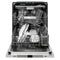 Autograph Edition 24 In. Monument Series 3rd Rack Top Touch Control Tall Tub Dishwasher In Custom Panel Ready With Champagne Bronze Handle, 45dba