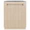 Autograph Edition 24 In. Monument Series 3rd Rack Top Touch Control Tall Tub Dishwasher In Custom Panel Ready With Champagne Bronze Handle, 45dba