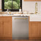 Autograph Edition 24 In. Monument Series 3rd Rack Top Touch Control Tall Tub Dishwasher In Stainless Steel With Champagne Bronze Handle, 45dba