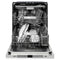 Autograph Edition 24 In. Monument Series 3rd Rack Top Touch Control Tall Tub Dishwasher In Stainless Steel With Champagne Bronze Handle, 45dba