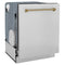 Autograph Edition 24 In. Monument Series 3rd Rack Top Touch Control Tall Tub Dishwasher In Stainless Steel With Champagne Bronze Handle, 45dba