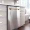 Autograph Edition 24 In. Monument Series 3rd Rack Top Touch Control Tall Tub Dishwasher In Stainless Steel With Champagne Bronze Handle, 45dba