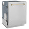 Autograph Edition 24 In. Monument Series 3rd Rack Top Touch Control Tall Tub Dishwasher In Stainless Steel With Polished Gold Handle, 45dba