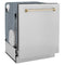 Autograph Edition 24 In. Monument Series 3rd Rack Top Touch Control Tall Tub Dishwasher In Stainless Steel With Polished Gold Handle, 45dba