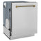 Autograph Edition 24 In. Monument Series 3rd Rack Top Touch Control Tall Tub Dishwasher In Stainless Steel With Champagne Bronze Helix Handle, 45dba