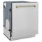 Autograph Edition 24 In. Monument Series 3rd Rack Top Touch Control Tall Tub Dishwasher In Stainless Steel With Polished Gold Helix Handle, 45dba