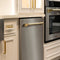 Autograph Edition 24 In. Monument Series 3rd Rack Top Touch Control Tall Tub Dishwasher In Stainless Steel With Polished Gold Helix Handle, 45dba