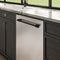 Autograph Edition 24 In. Monument Series 3rd Rack Top Touch Control Tall Tub Dishwasher In Stainless Steel With Matte Black Handle, 45dba