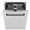Autograph Edition 24 In. Monument Series 3rd Rack Top Touch Control Tall Tub Dishwasher In Stainless Steel With Matte Black Handle, 45dba