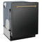 Autograph Edition 24 In. Monument Series 3rd Rack Top Touch Control Tall Tub Dishwasher In Black Stainless Steel With Champagne Bronze Handle, 45dba