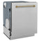 Autograph Edition 24 In. Monument Series 3rd Rack Top Touch Control Tall Tub Dishwasher With Satin Stainless Steel Panel And Champagne Bronze Handle, 45dba