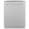 Autograph Edition 24 In. Monument Series 3rd Rack Top Touch Control Tall Tub Dishwasher With Satin Stainless Steel Panel And Polished Gold Handle, 45dba