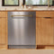 Autograph Edition 24 In. Monument Series 3rd Rack Top Touch Control Tall Tub Dishwasher With Satin Stainless Steel Panel And Polished Gold Handle, 45dba