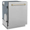 Autograph Edition 24 In. Monument Series 3rd Rack Top Touch Control Tall Tub Dishwasher With Satin Stainless Steel Panel And Polished Gold Handle, 45dba