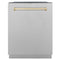 Autograph Edition 24 In. Monument Series 3rd Rack Top Touch Control Tall Tub Dishwasher With Satin Stainless Steel Panel And Polished Gold Handle, 45dba