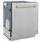 Autograph Edition 24 In. Monument Series 3rd Rack Top Touch Control Tall Tub Dishwasher With Satin Stainless Steel Panel And Polished Gold Handle, 45dba