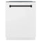 Autograph Edition 24 In. Monument Series 3rd Rack Top Touch Control Tall Tub Dishwasher In White Matte With Matte Black Accent Handle, 45dba