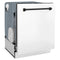 Autograph Edition 24 In. Monument Series 3rd Rack Top Touch Control Tall Tub Dishwasher In White Matte With Matte Black Accent Handle, 45dba