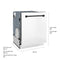 Autograph Edition 24 In. Monument Series 3rd Rack Top Touch Control Tall Tub Dishwasher In White Matte With Matte Black Accent Handle, 45dba