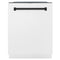 Autograph Edition 24 In. Monument Series 3rd Rack Top Touch Control Tall Tub Dishwasher In White Matte With Matte Black Accent Handle, 45dba