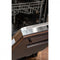 24 in. Top Control Dishwasher with Oil-Rubbed Bronze Panel and Modern Style Handle, 52dBa