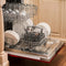 24 In. Top Control Dishwasher With Red Gloss Panel And Traditional Style Handle, 52dba