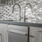 24 In. Top Control Built-in Dishwasher With Satin Stainless Steel Panel And Stainless Steel Tub With Modern Style Handle, 52dba