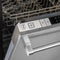 24 In. Top Control Built-in Dishwasher With Satin Stainless Steel Panel And Stainless Steel Tub With Traditional Style Handle, 52dba