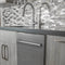 24 In. Top Control Built-in Dishwasher With Satin Stainless Steel Panel And Stainless Steel Tub With Traditional Style Handle, 52dba