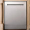24 In. Top Control Built-in Dishwasher With Satin Stainless Steel Panel And Stainless Steel Tub With Traditional Style Handle, 52dba