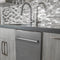 24 In. Top Control Built-in Dishwasher With Satin Stainless Steel Panel And Stainless Steel Tub With Traditional Style Handle, 52dba