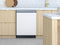 Bespoke Custom Dishwasher Panel in White Glass