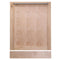 24 In. Top Control Dishwasher With Unfinished Wooden Panel And Modern Style Handle, 52dba