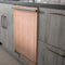 24 In. Top Control Dishwasher With Unfinished Wooden Panel And Modern Style Handle, 52dba