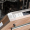 24 In. Top Control Dishwasher With Unfinished Wooden Panel And Modern Style Handle, 52dba