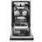 18 In. Tallac Series 3rd Rack Top Control Dishwasher With Stainless Steel Tub And Panel, 51dba