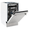 18 In. Tallac Series 3rd Rack Top Control Dishwasher With Stainless Steel Tub And Panel, 51dba