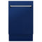 18 in. Tallac Series 3rd Rack Top Control Dishwasher with a Stainless Steel Tub with Blue Gloss Panel, 51dBa