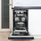18 in. Tallac Series 3rd Rack Top Control Dishwasher with a Stainless Steel Tub with Blue Gloss Panel, 51dBa