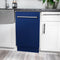 18 in. Tallac Series 3rd Rack Top Control Dishwasher with a Stainless Steel Tub with Blue Gloss Panel, 51dBa